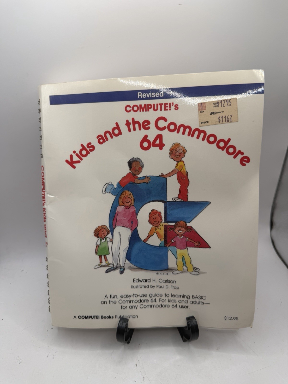 Kids And The Commodore 64 Revised Softcover Spriral BoundBook Datamost Fast Ship