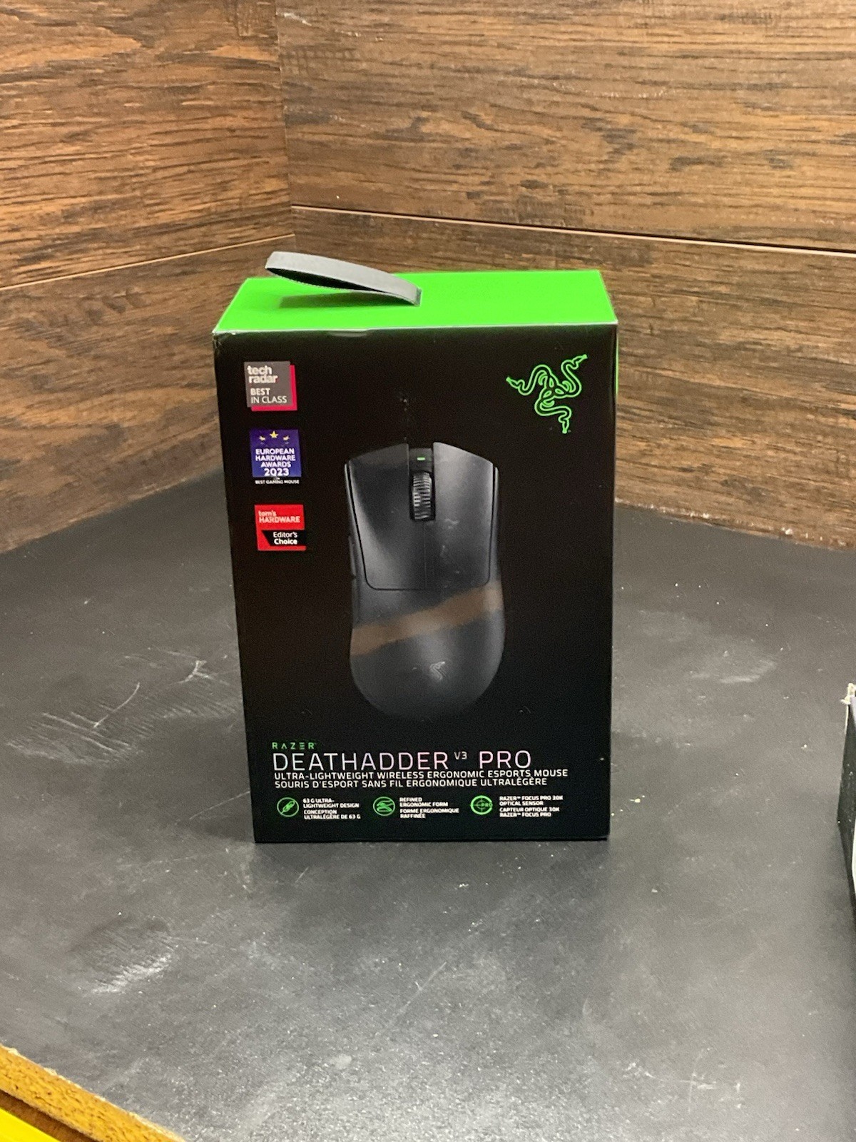 New & Sealed Razer DeathAdder V3 Pro Wireless Gaming Mouse - Black - NIB