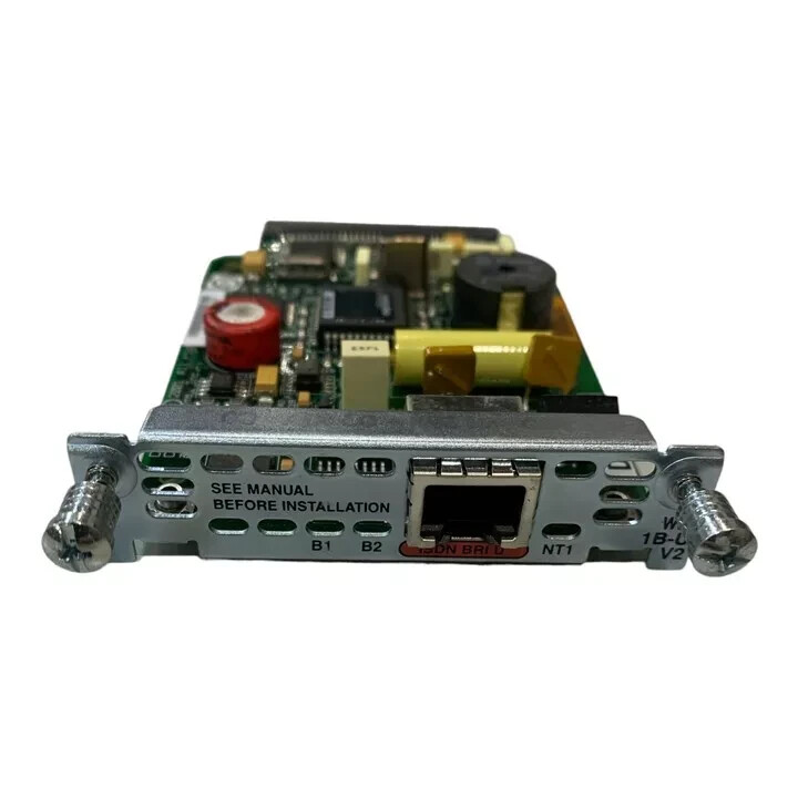 Cisco WIC-1B-U V2   1 Port ISDN BRI WAN Interface Card