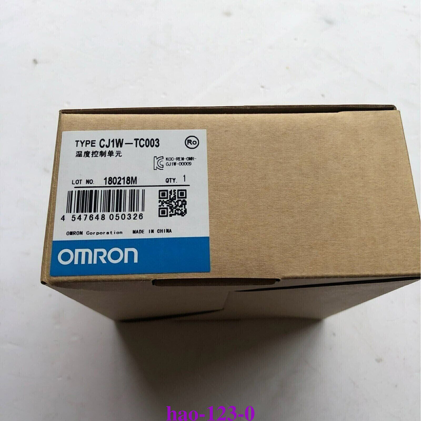 Original Omron CJ1W-TC003 Temperature Control Unit Module CJ1WTC003 NEW IN BOX