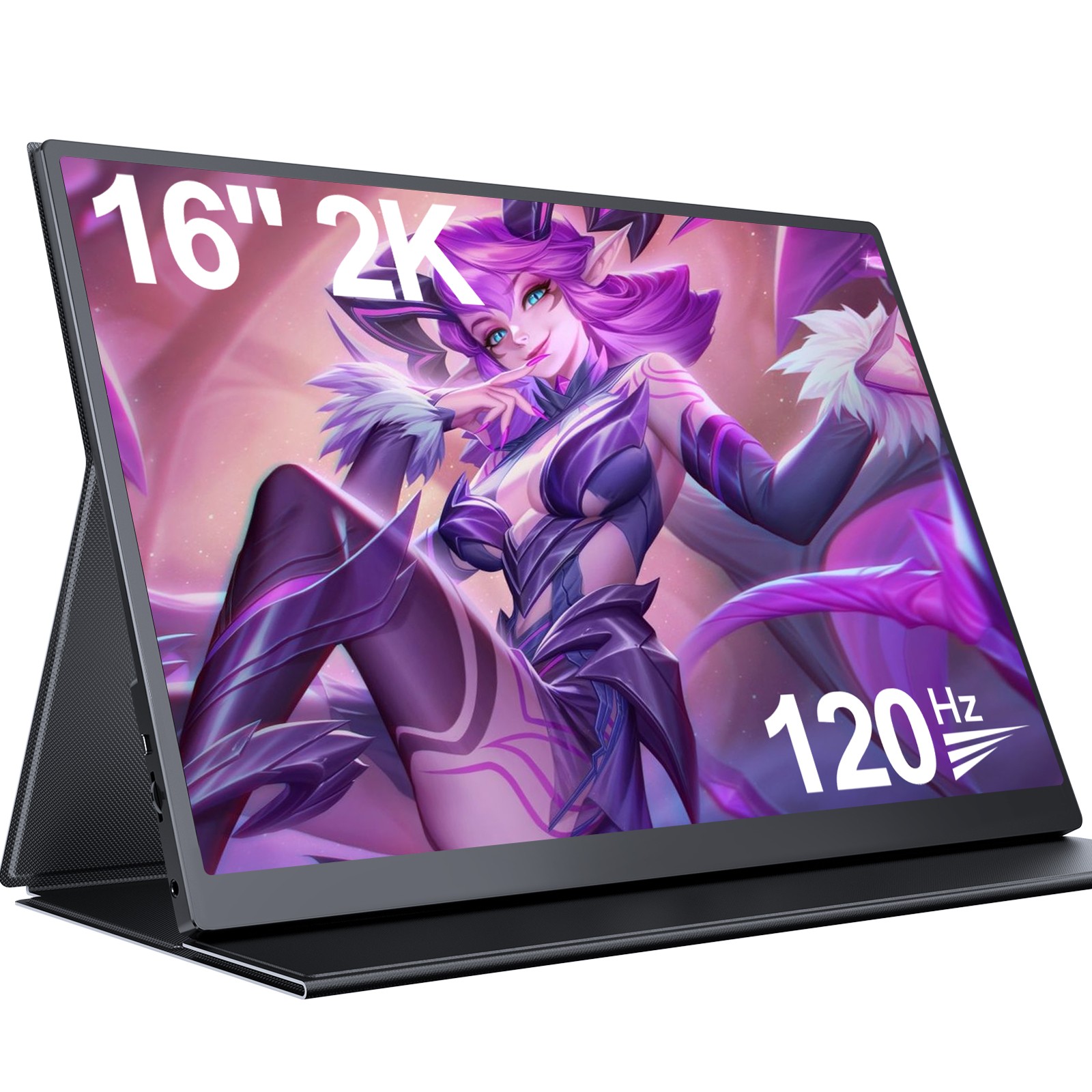 UPERFECT 16" 2K Portable Monitor 16:10 120Hz Portable Monitor QHD Second Screen