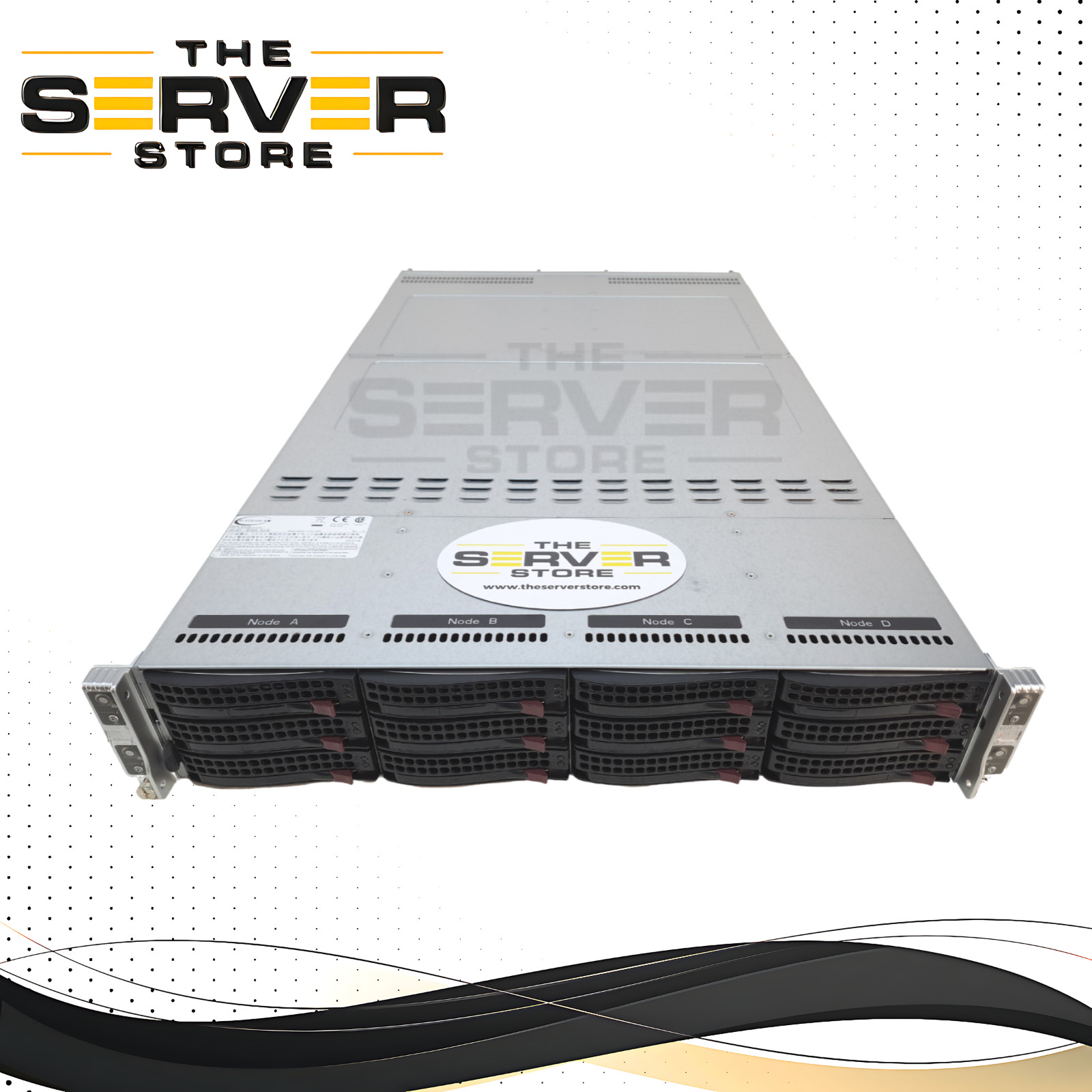 Supermicro 2U 6029TP-HTR 4 Node X11DPT-PS 8x Platinum 8268 24C 1TB 12x Trays