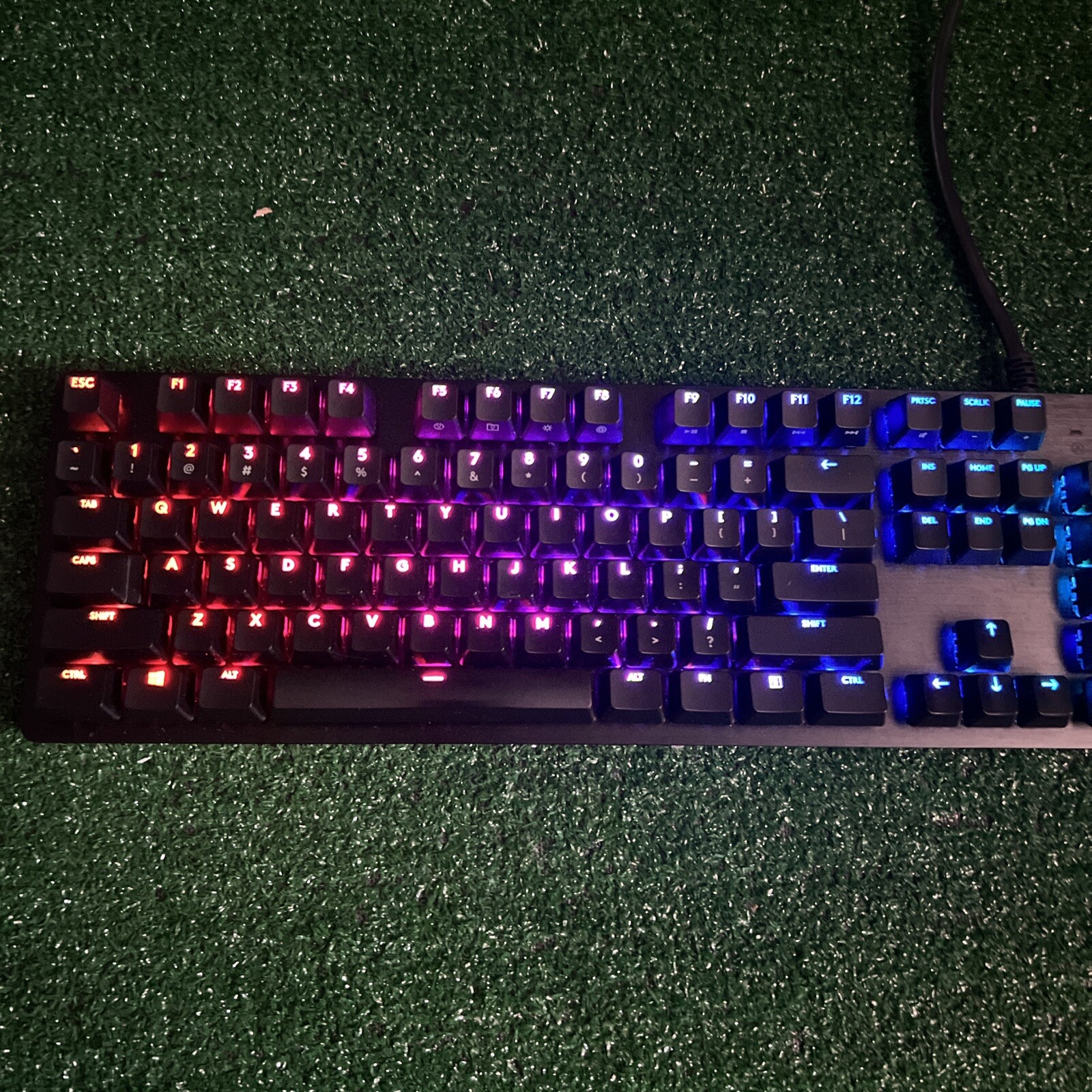 Logitech G512 Carbon RGB Keyboard Tactile Tested Works