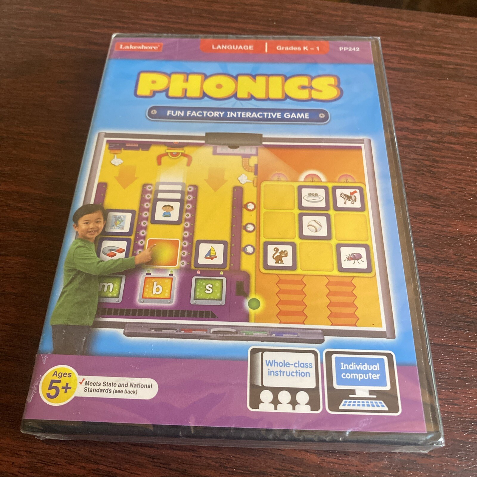 Phonics: Fun Factory Interactive Game Grades K-1 By Lakeshore (NEW/ SEALED)