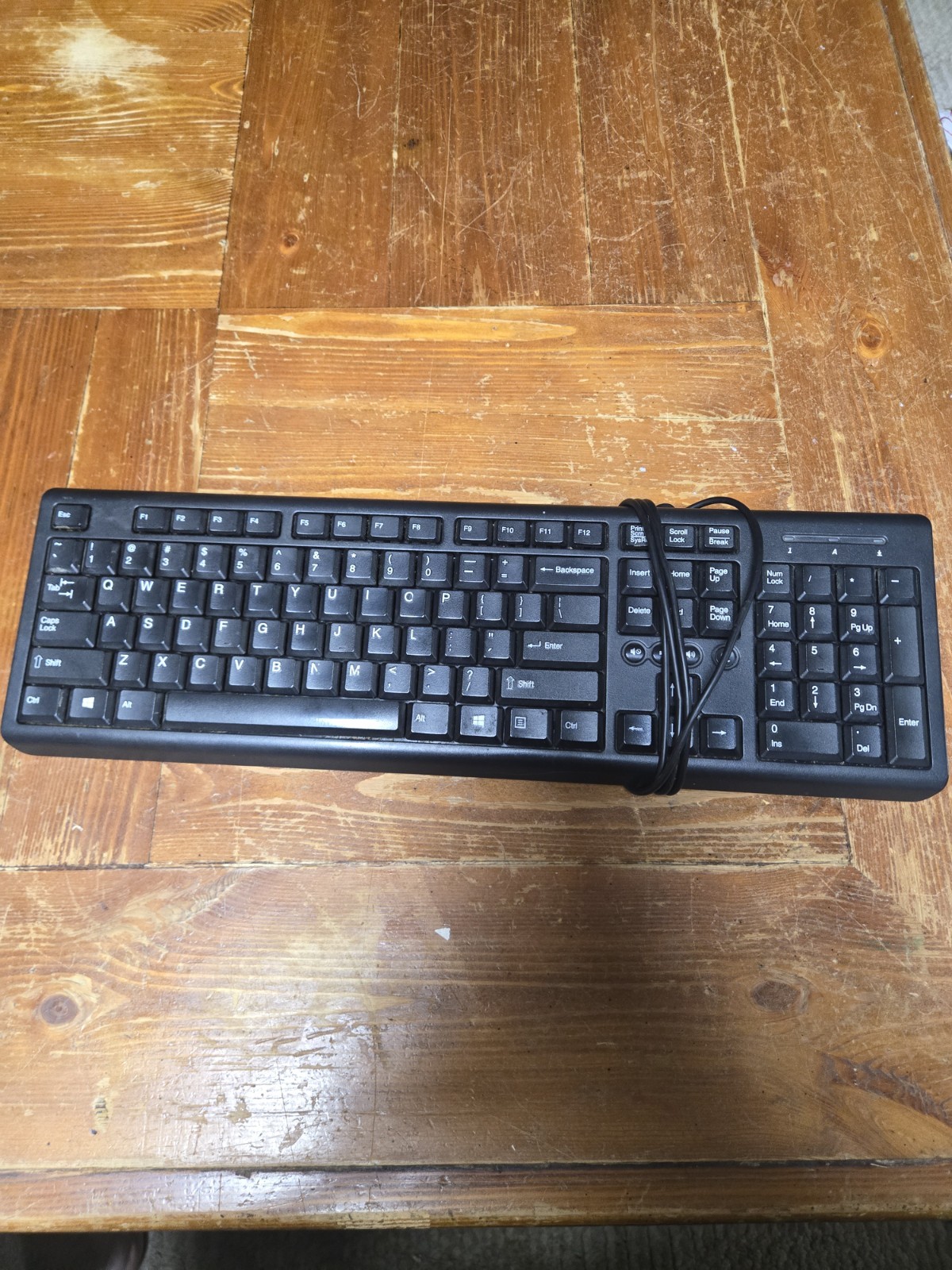 HP SK-2085 Wired USB Full-Size Standard QWERTY English Keyboard Black