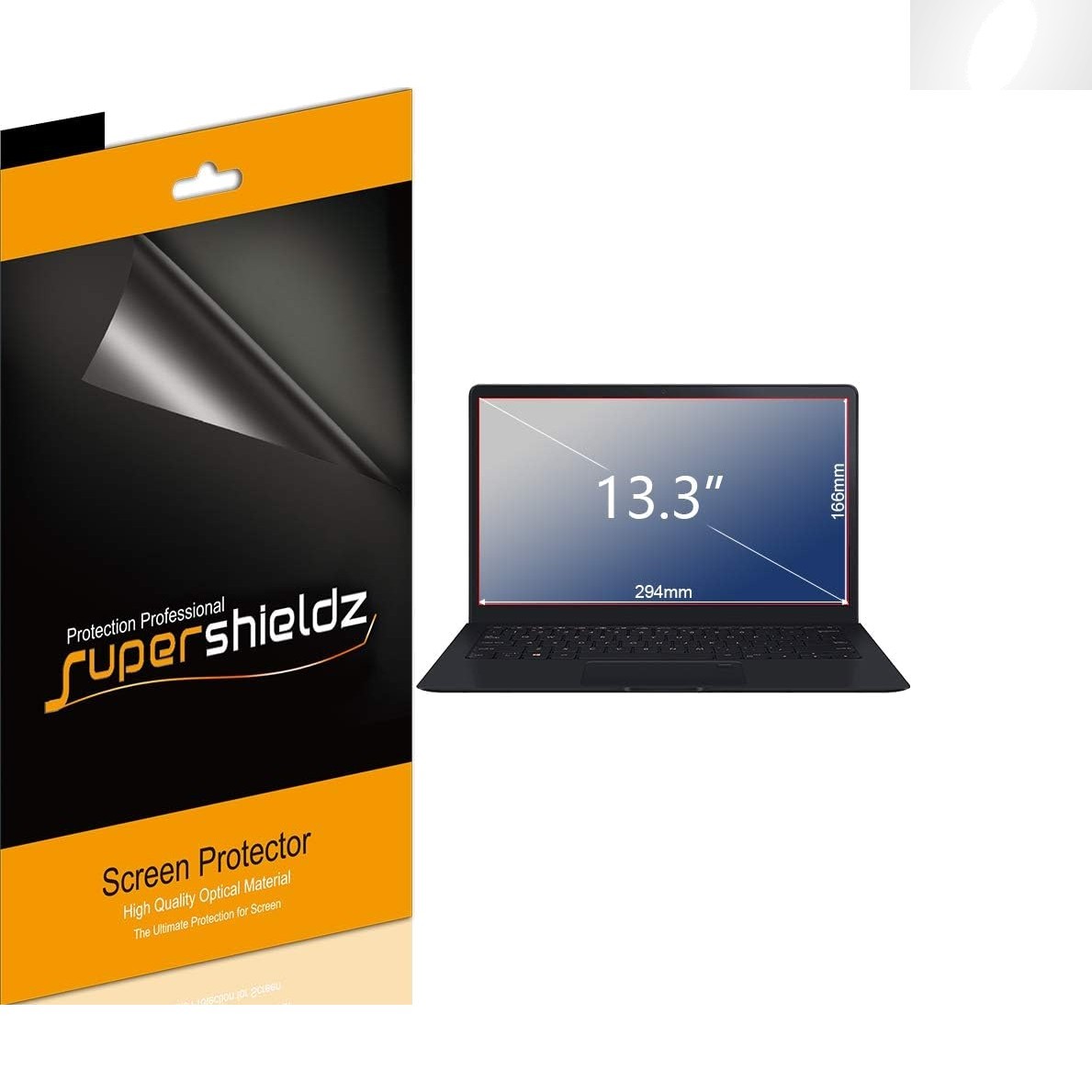 3 Pack 13.3" Matte Anti-Glare Laptop Screen Protectors - Scratch Resistant