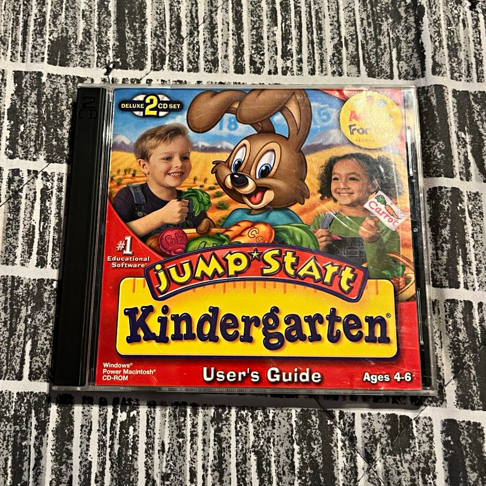 JumpStart Kindergarten Deluxe 2 CD Set CD-ROM Windows/Macintosh English