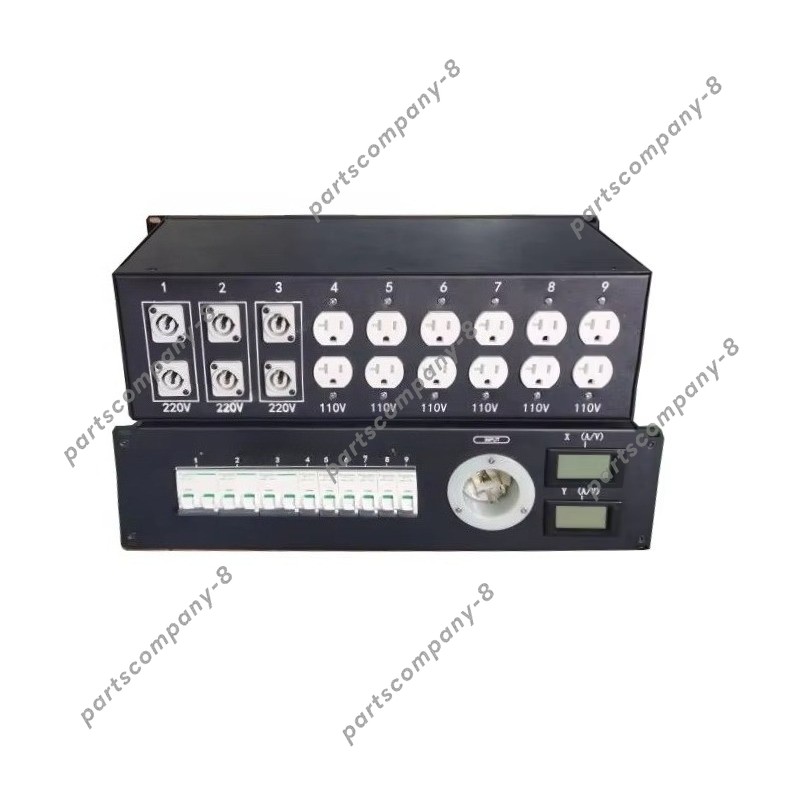 30A 50amp 3RU Rack Mount 110V 220V Out Powercon Power Box