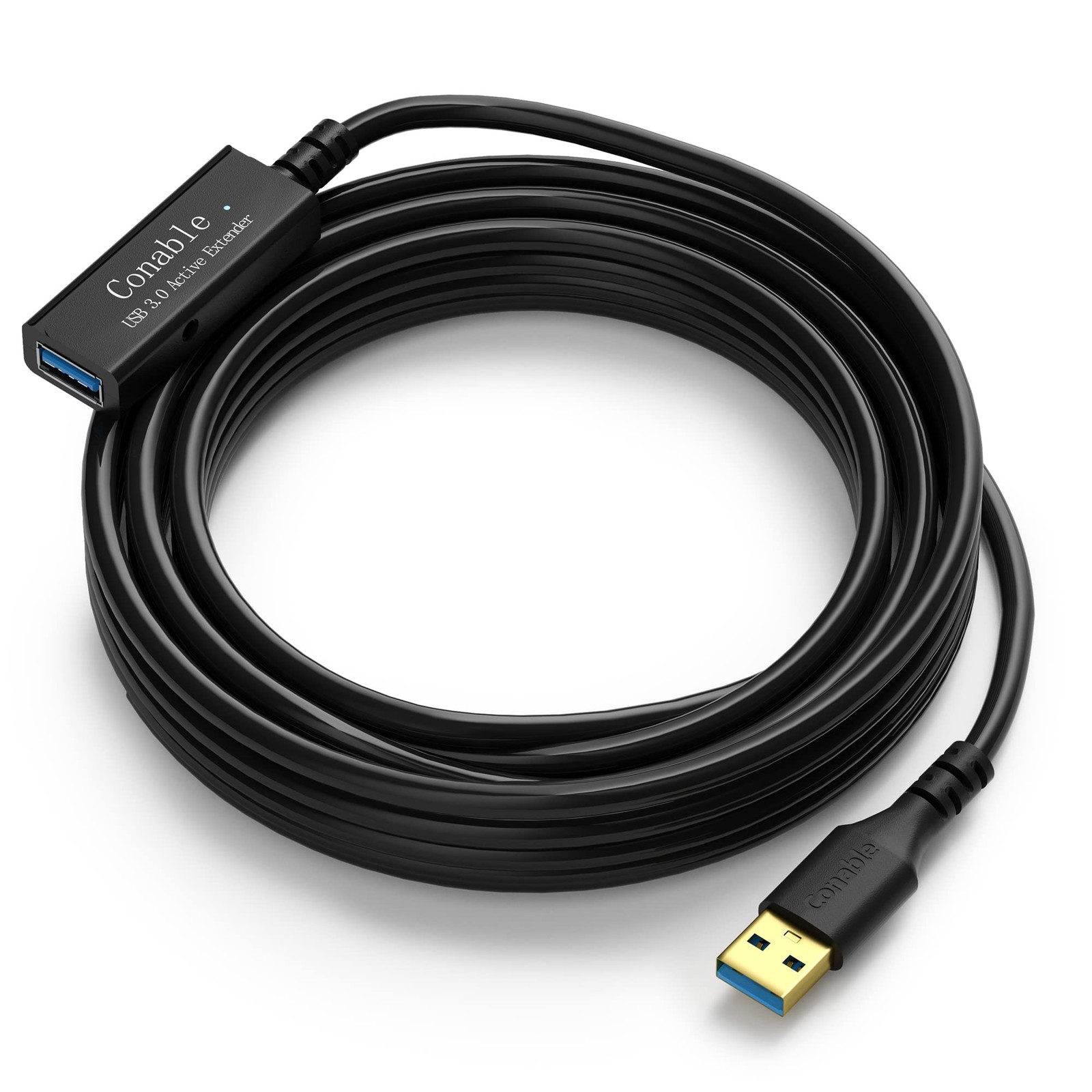 USB Extension Cable 25FT, Active USB 3.0 Extender Cord, 22AWG Power Wire