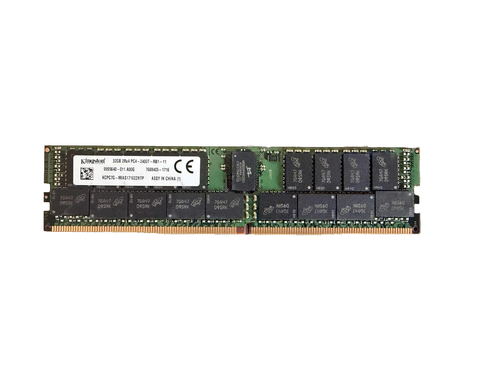 KINGSTON 32GB 2Rx4 PC4-2400T-RB1-11  DDR4 SERVER RAM ECC REG DDR4  PC4-2400T
