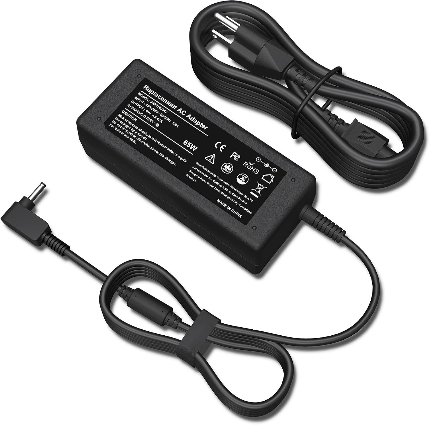19V 3.42A 65W AC Adapter Laptop Charger Rreplacement for Acer Chromebook 11 1...
