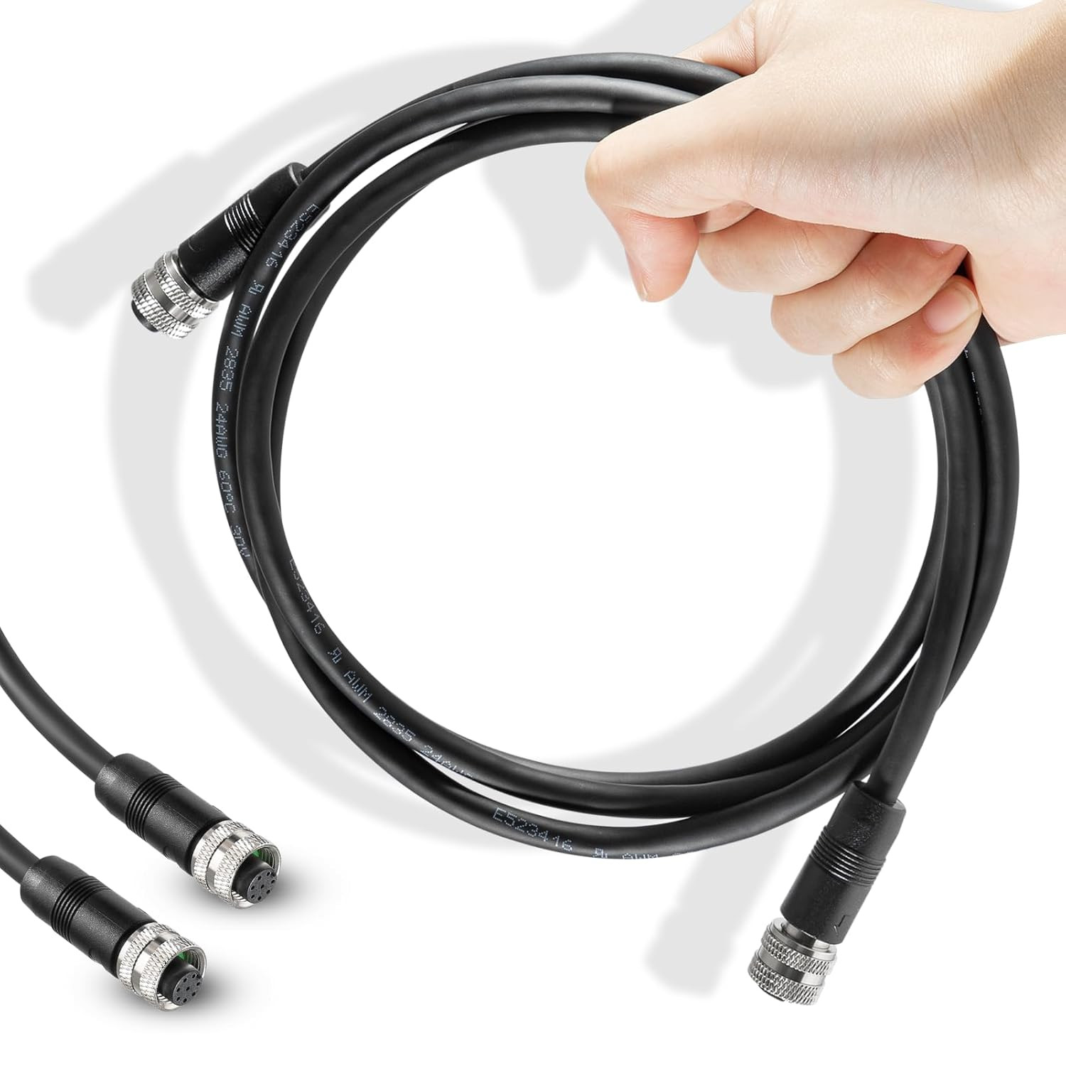 720073-6 5 Foot Ethernet Cable as EC 5E Replace for Humminbird, Black Fit