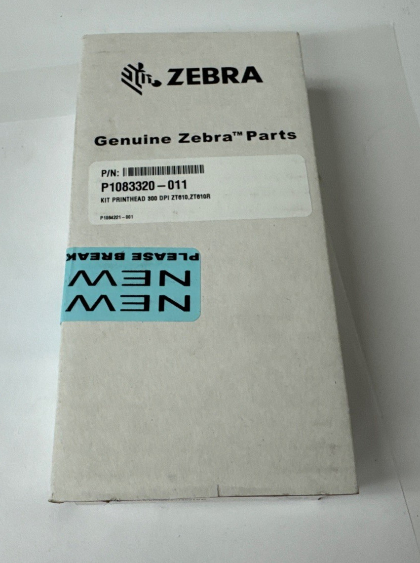 Genuine Zebra ThermalPrinthead 300 dpi ZT610Label Barcode P1083320-011 For Parts