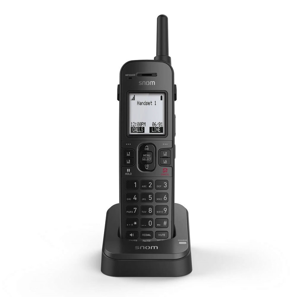 Snom SIP DECT 4-line Rugged Handset TDSNO-M10R-KLE Telecommunication System