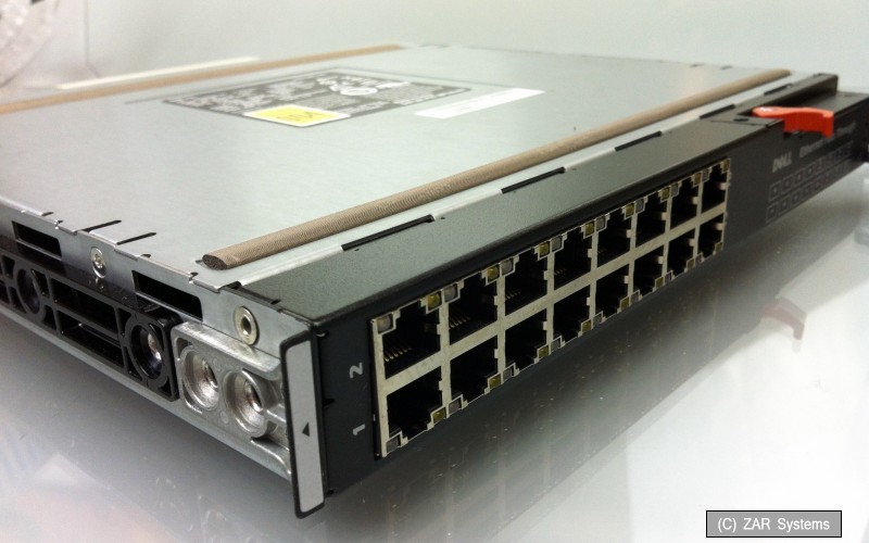 Dell 10G-PTM Gigabit Ethernet Network Module, WF740, for M1000e, 16x Port, NEW