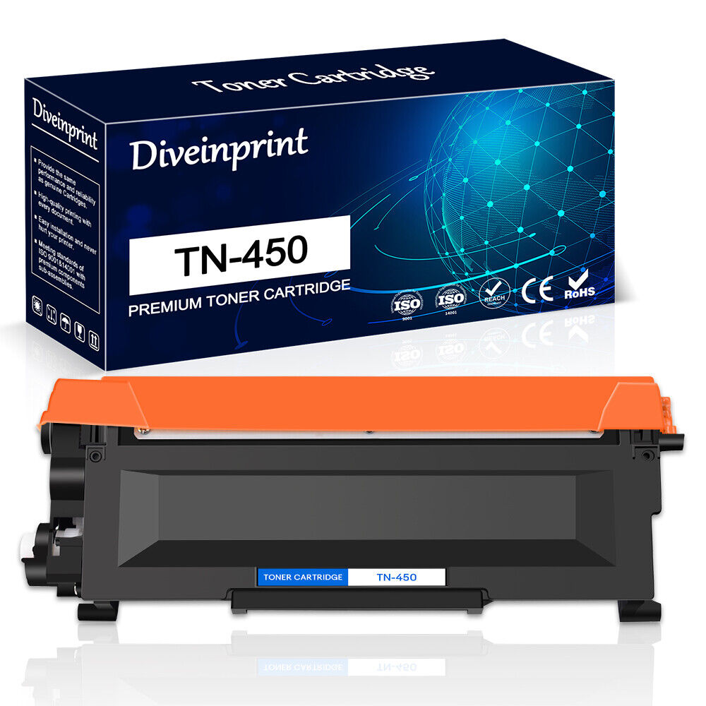 1-4 TN450 Toner Cartridge for Brother TN420 DCP-7065DN HL-2130 2135W MFC-7460DN