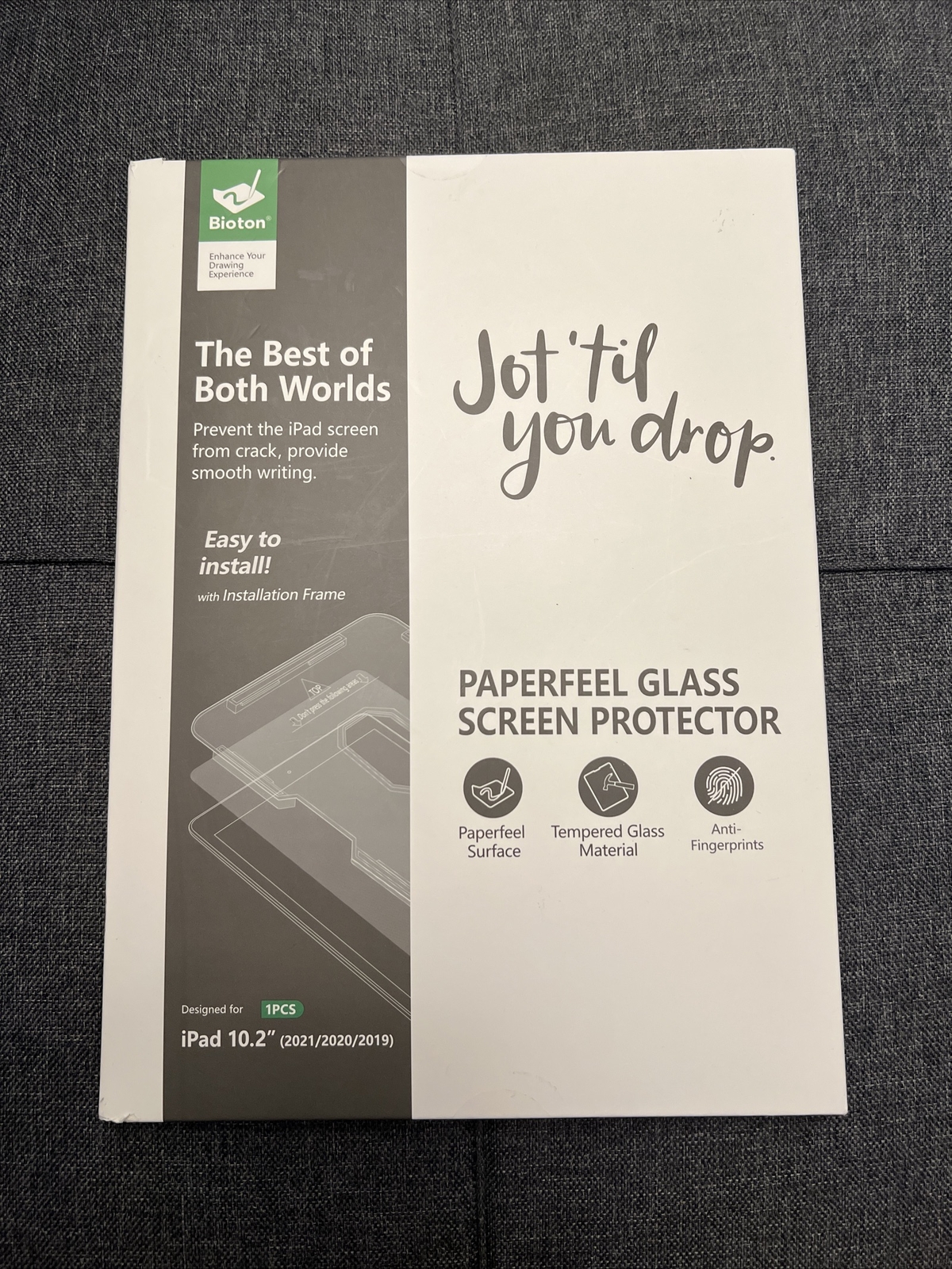 1 Bioton Paperfeel Glass Screen Protector Compatible iPad 10.2" (2021/2020/2019)