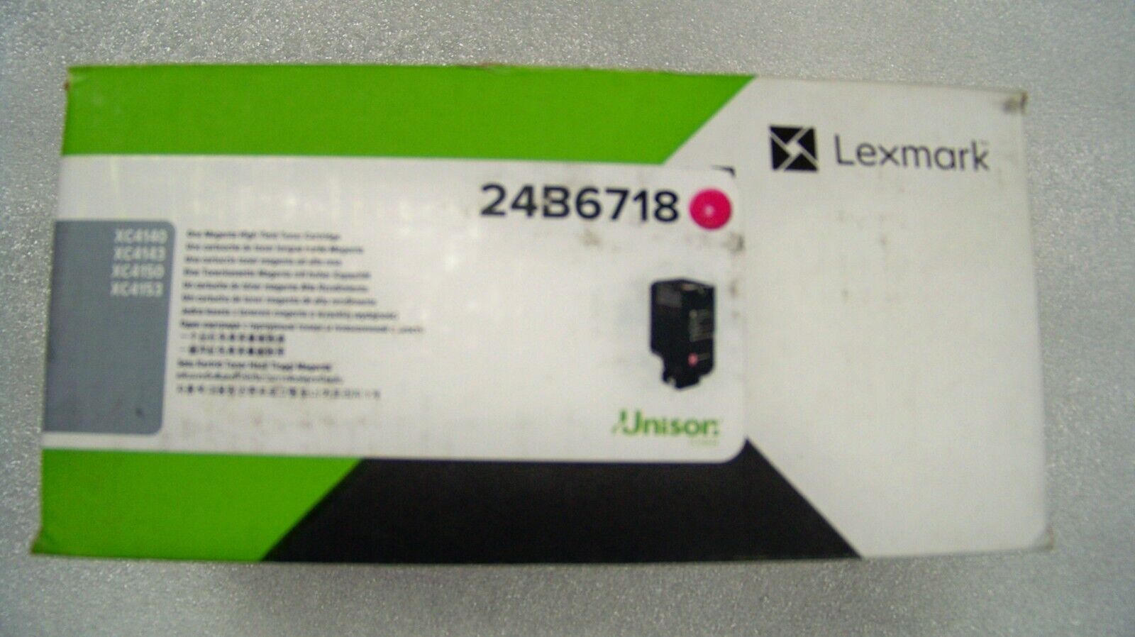 Lexmark 24B6718 (XC4140 XC4150) Genuine Magenta Toner Cartridge - Unopened