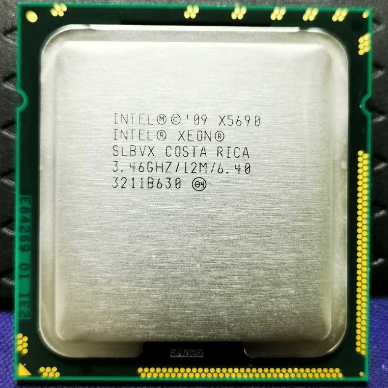 Intel Xeon X5690 SLBVX 3.46GHz 6 Core 6.4GT/s 12MB 1333GHz LGA1366 CPU processor