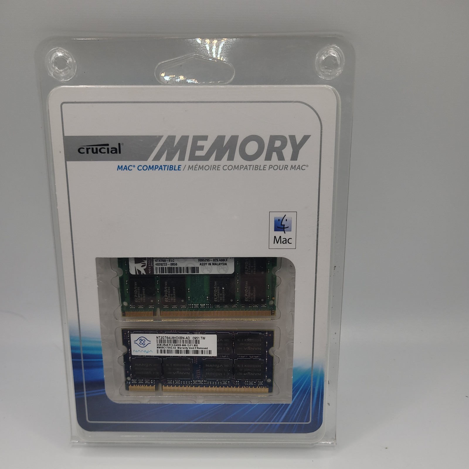 NANYA 2GB 2 G 2RX8 DDR2 800MHz PC2-6400S 200PIN SO-DIMM Laptop RAM Memory 200Pin