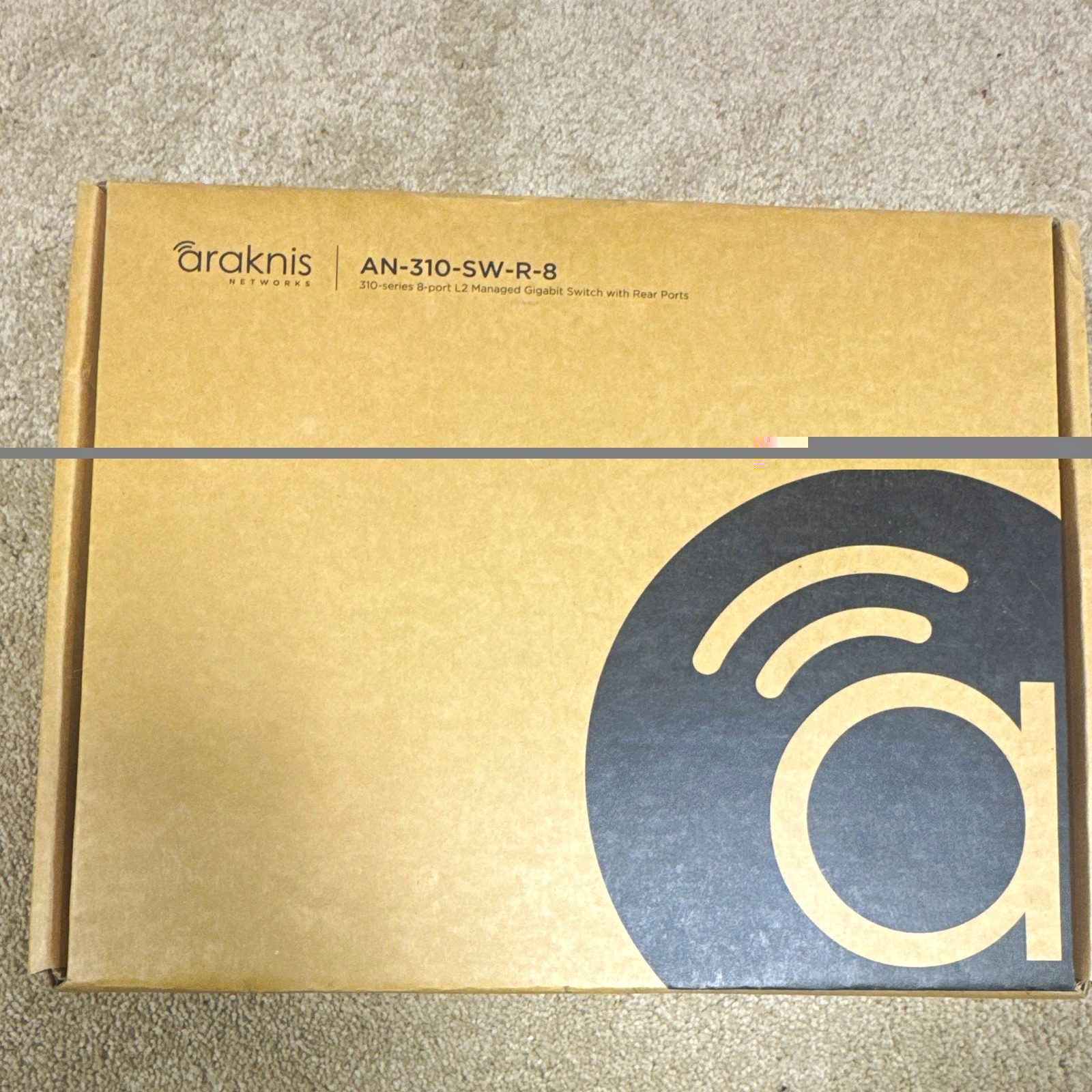 Araknis AN-310-SW-R-8 310 Series 8-Port L2 Managed Gigabit Rack Switch