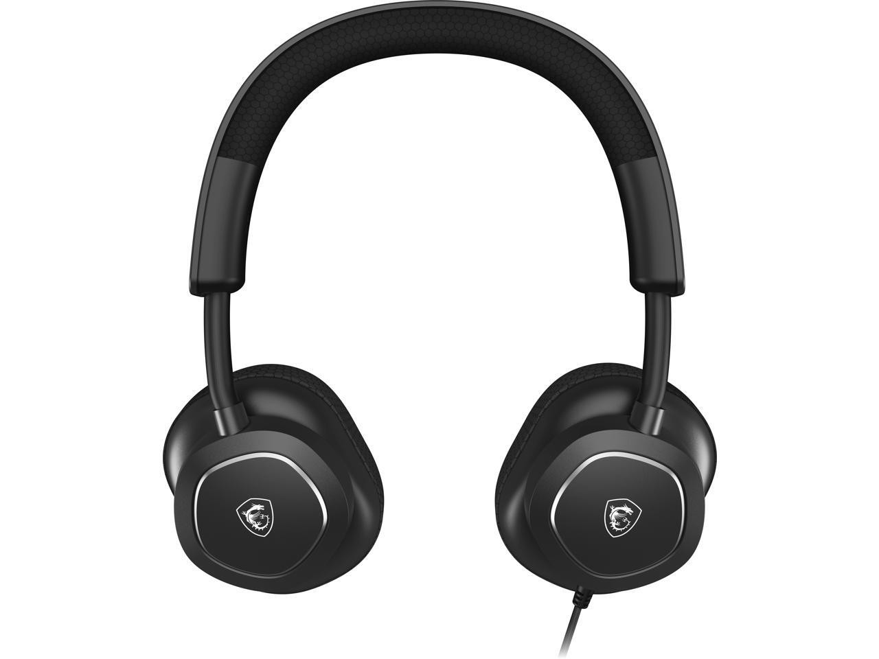MSI MAESTRO 300 Wired Gaming Headset, USB-C, 40mm Neodymium Drivers, Detachable