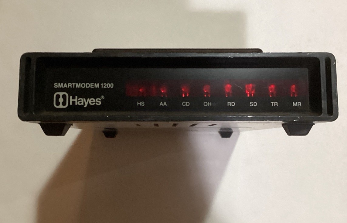 Hayes Microcomputer SmartModem 1200  Vintage Untested