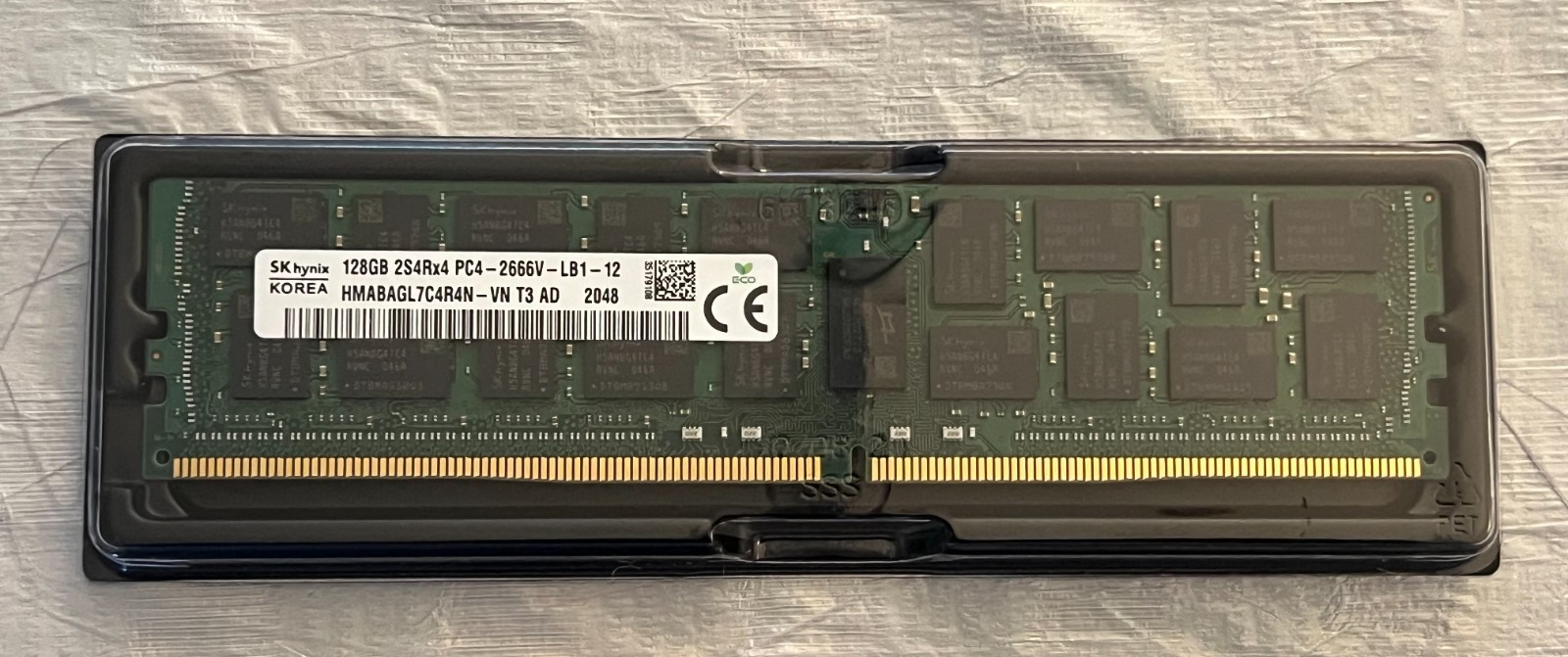 SK Hynix 128GB 2S4Rx4 PC4-2666V PC4-21300 ECLRDIMM HMABAGL7C4R4N-VN Server RAM