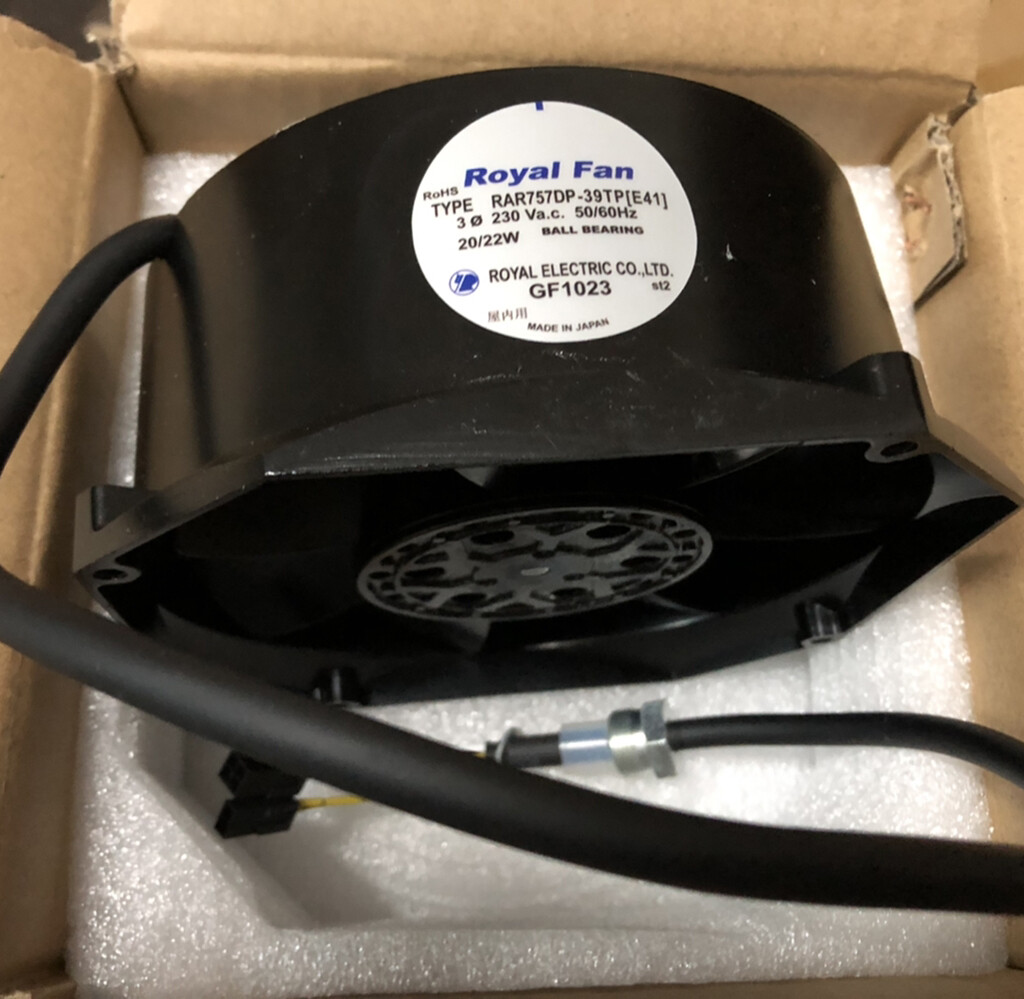 1pc compatible ROYALFAN RAR757DP-39TP (E41) three-phase 5-wire 230V  spindle fan