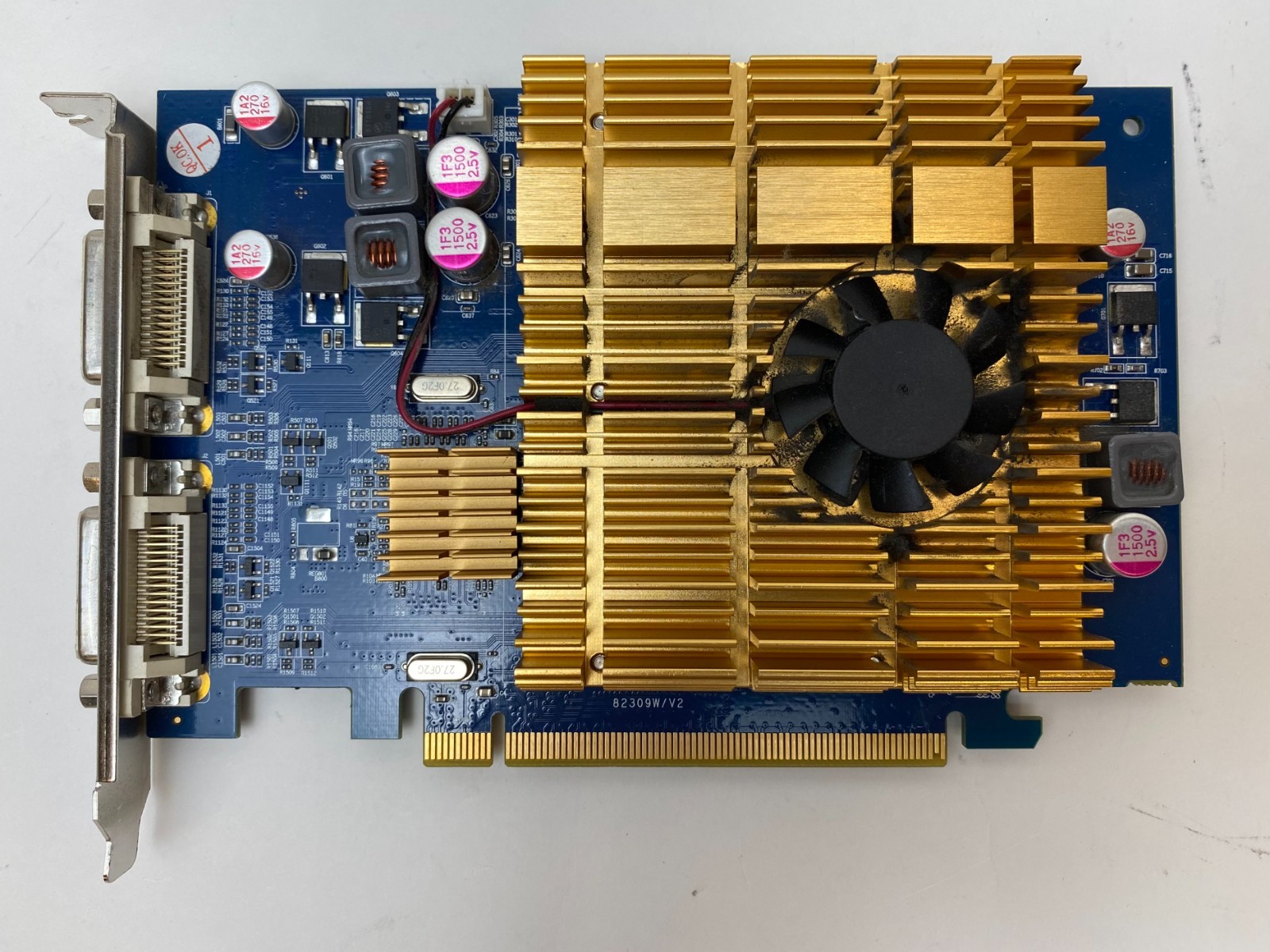 ATI Radeon PCI Express HD 3450, 512MB Graphics Card, Video-PX309-Quad, Used