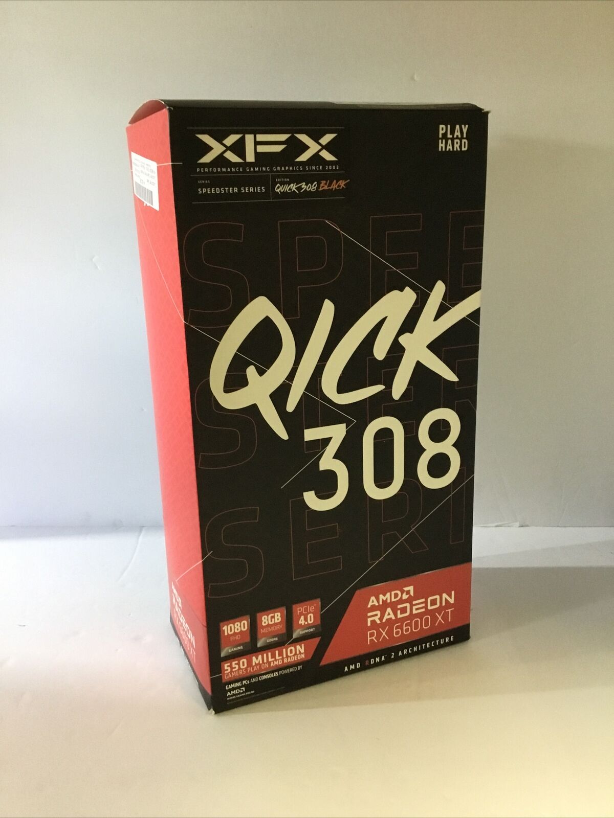 XFX Speedster QICK 308 AMD Radeon RX 6600 XT Black GDDR6 8GB Graphics Card