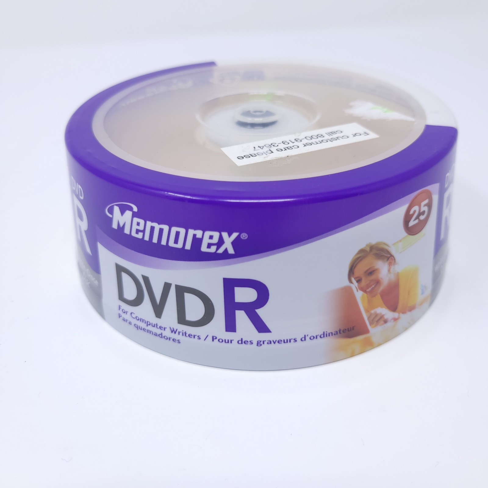 Memorex 25 Pack Blank DVD R 4.7GB Write Once DVD Disc 16x - Brand New Sealed