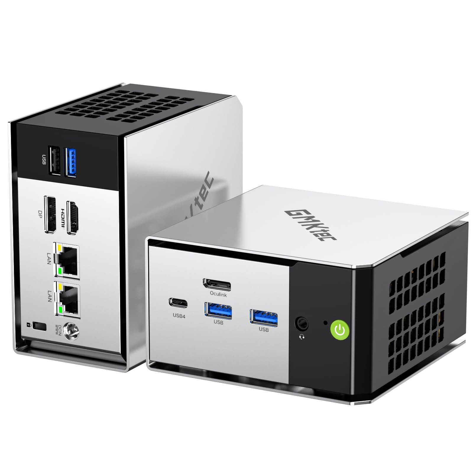 GMKtec Mini PC M8 Desktop Computer AMD Ryzen PRO 6650H (6C/12T 4.50Ghz) Dual ...