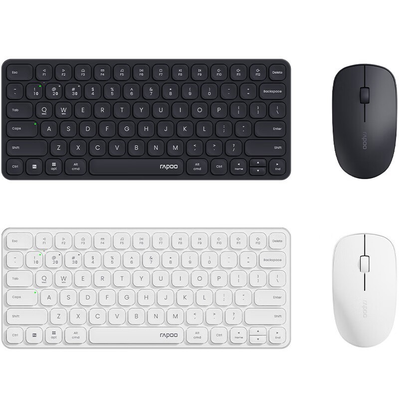 RAPOO 9000S Wireless/Bluetooth Keyboard Mouse Blade Ultra-Thin Multimode 78 Key