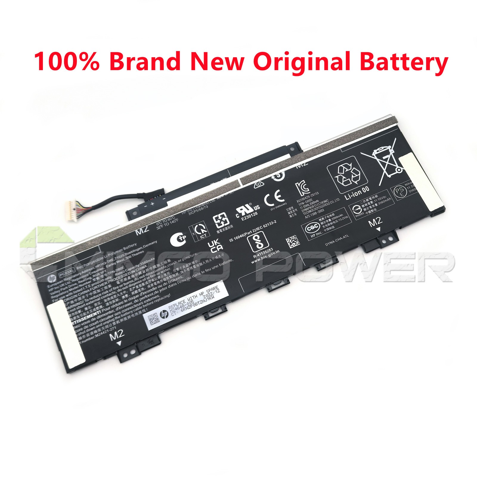 New Genuine PC03XL OEM Battery for HP Pavilion x360 14 15 M24421-AC1 M24648-005 