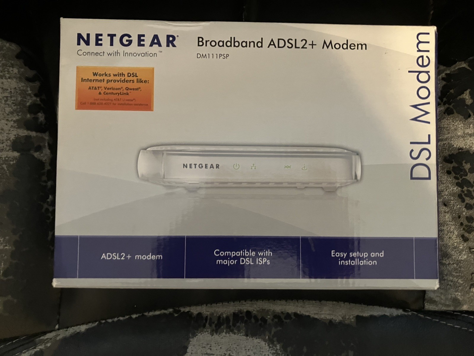 Netgear Broadband DM111PSP-100NAS Wired Single Ethernet Port ADSL2 Plus Modem