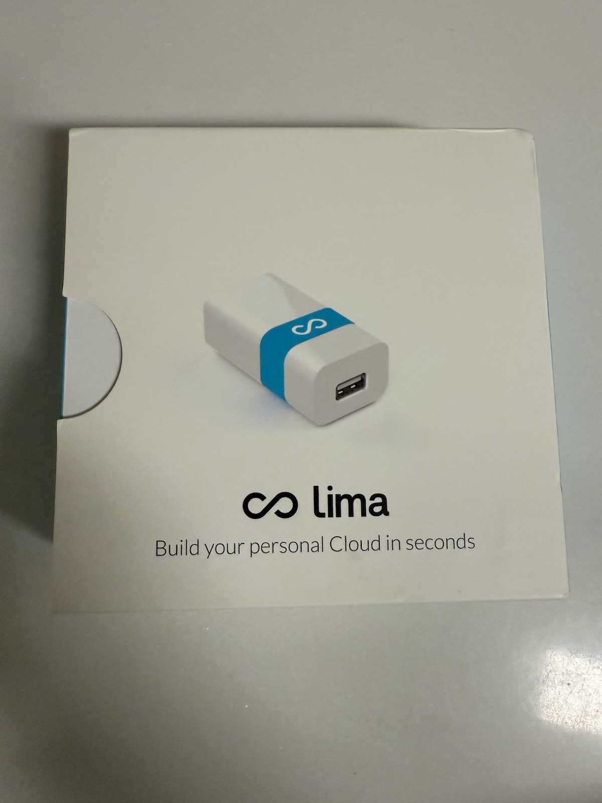 Lima Smart Cloud Sharing USB Device Kit - White Blue New In Box