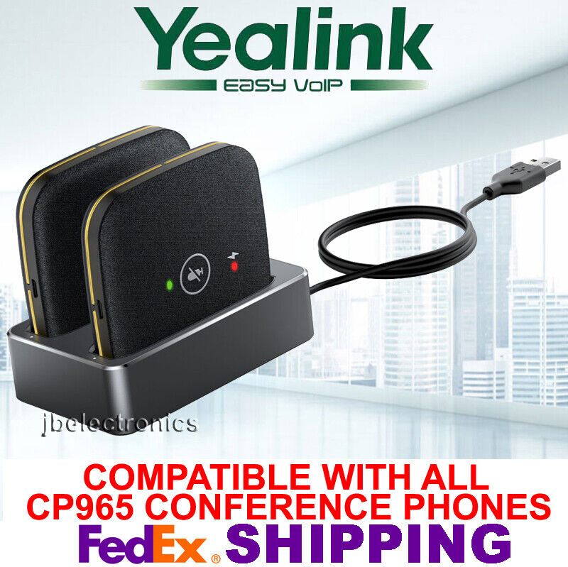 YEALINK CPW65 WIRELESS EXPANSION MICROPHONE SET FOR ALL CP965 CONFERENCE PHONES