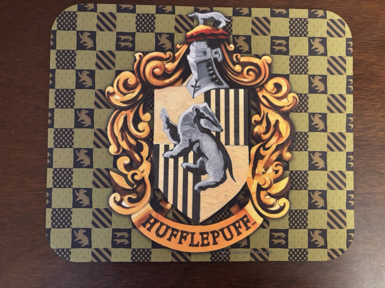 Rare Harry Potter Hufflepuff Mouse Pad New