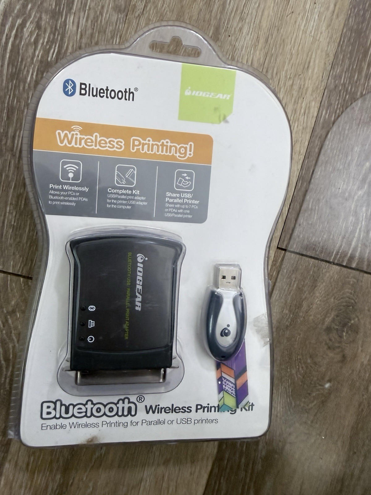 iogear Wireless Printing Kit Bluetooth GBP302KIT Combo Print Adapter Kit