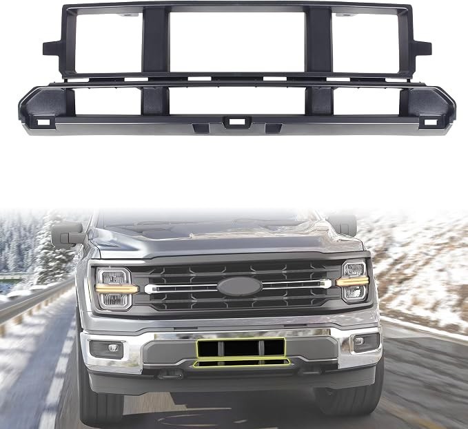 Front Bumper Cover Grille Compatible with 2024-2025 Ford F-150
