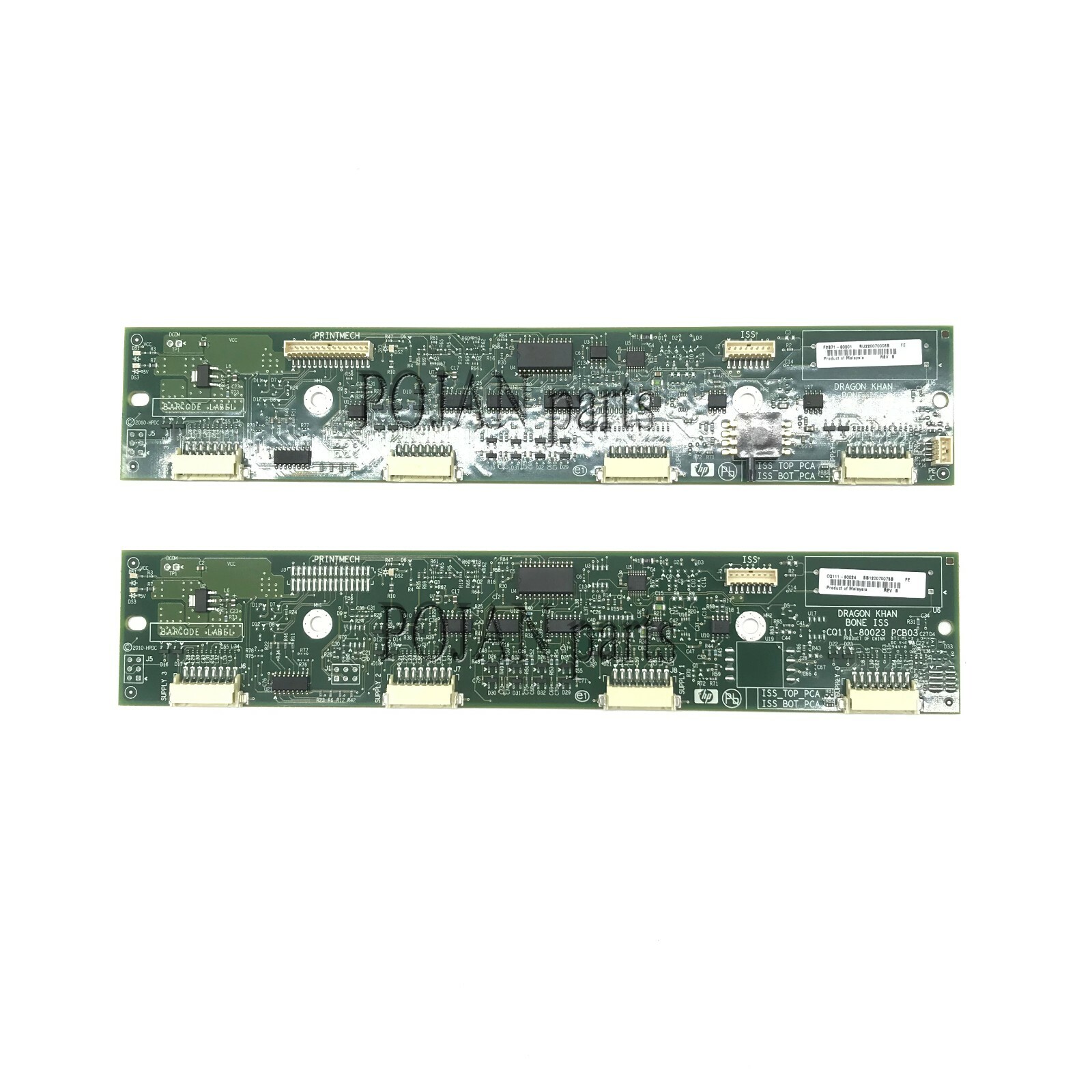 2X ISS PCA F2S71-60001 CQ111-80023 FIX Designjet Z6800 T7200 Z6600 PS INK TUBES