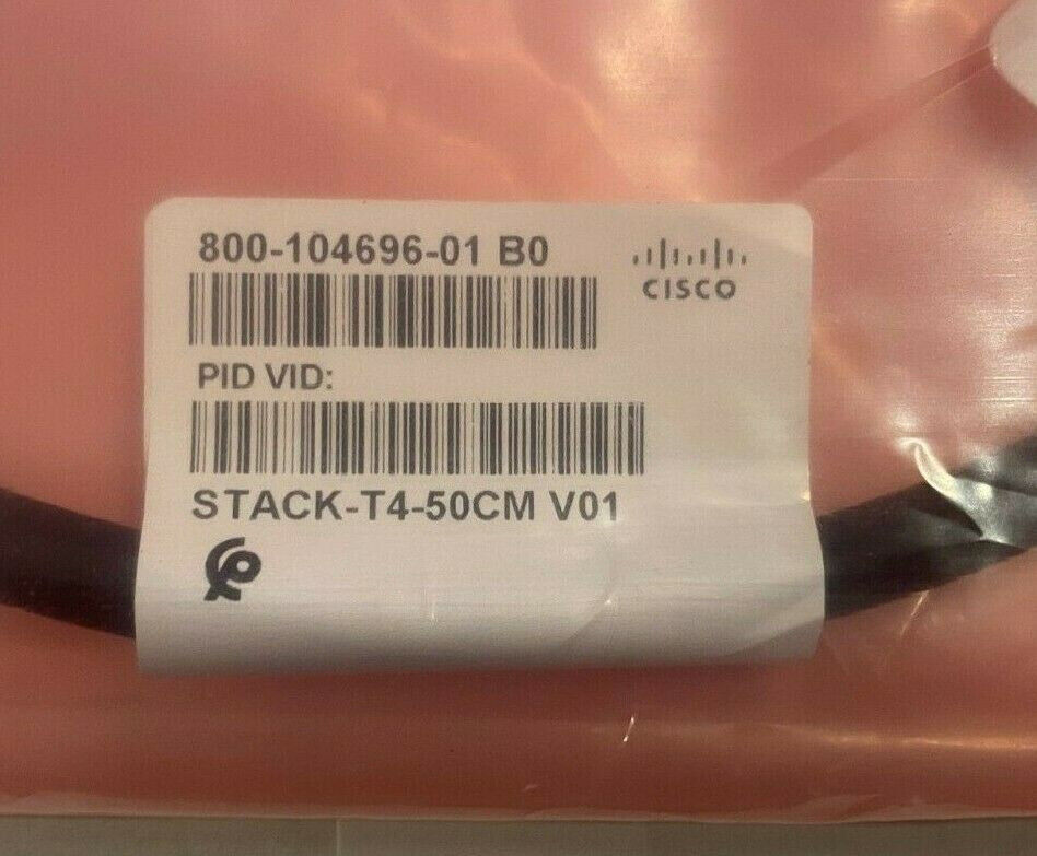 Cisco STACK-T4-50CM 800-104696-01 A0 Stacking Cable