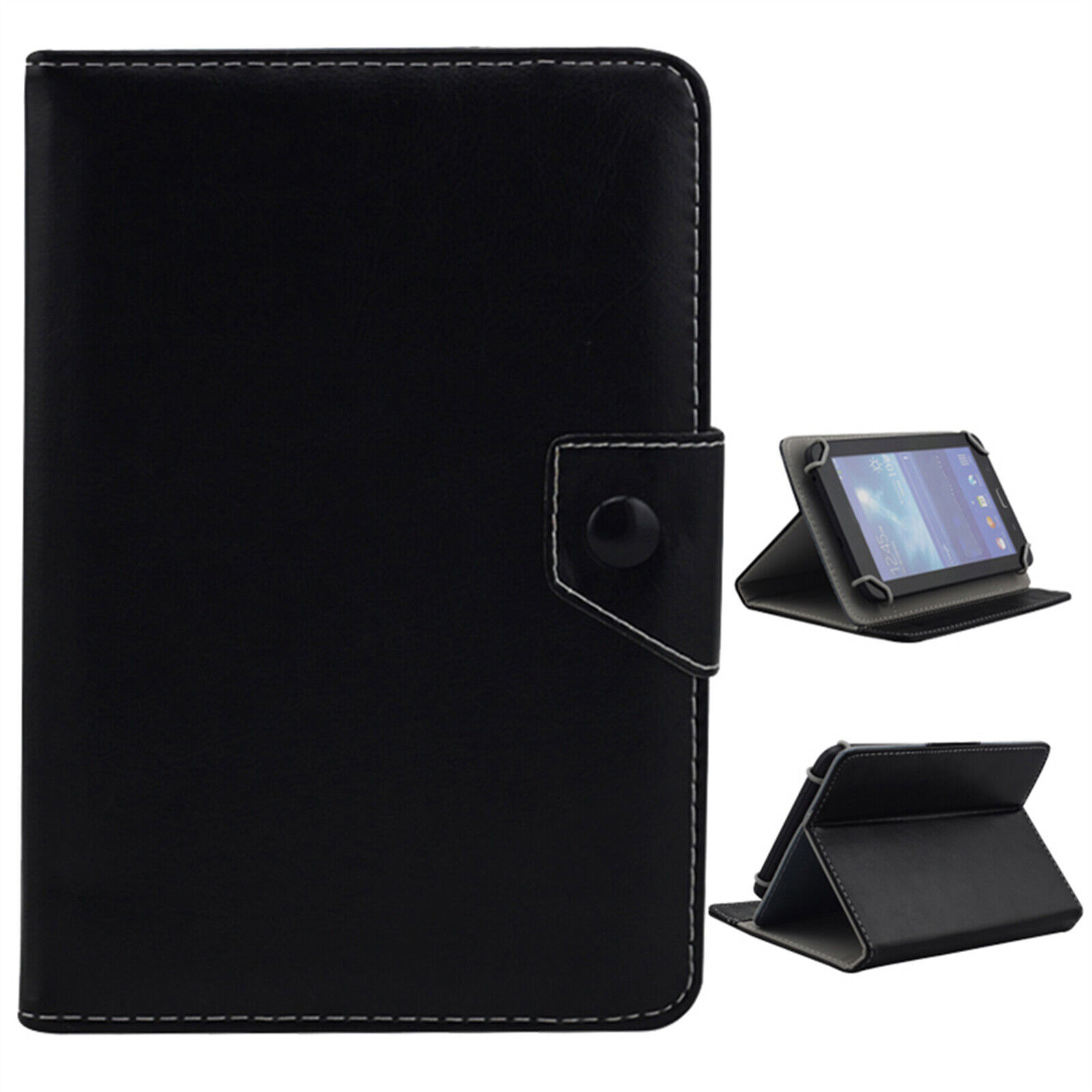 For 7/8/10 inch tablet Universal Leather Case Folio Tablet Cover Protective Case