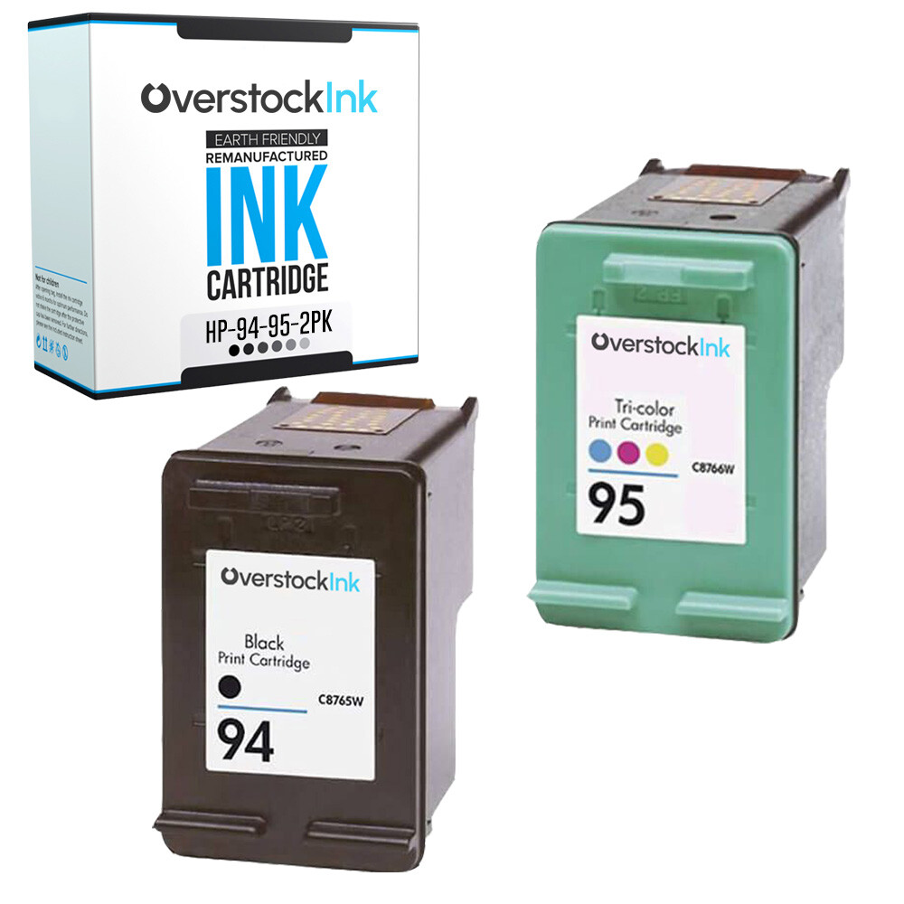 2PK Compatible OSI HP 94 95 Ink Cartridges for HP PSC 1600 1610 1610v 2350 2355