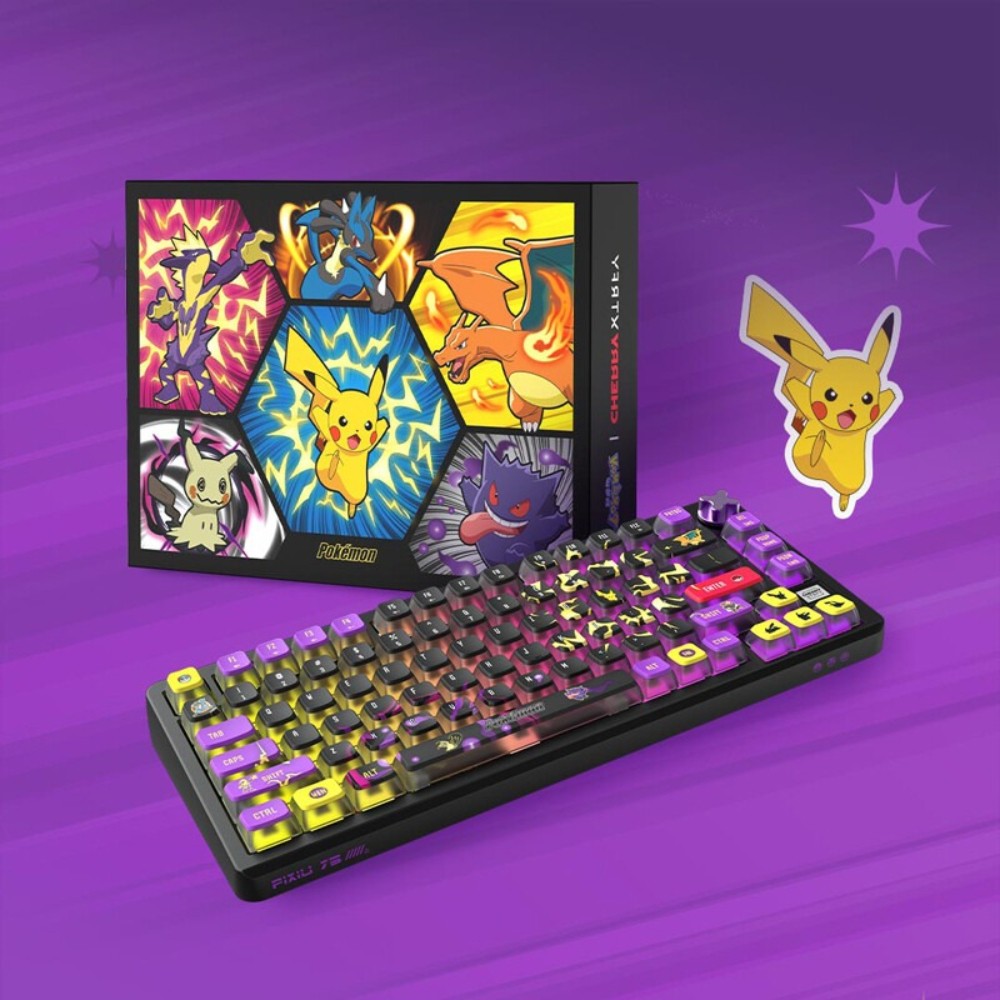 Cherry x Pokémon Gengar PIXIU75 Mechanical Keyboard Tactile Brown Switches