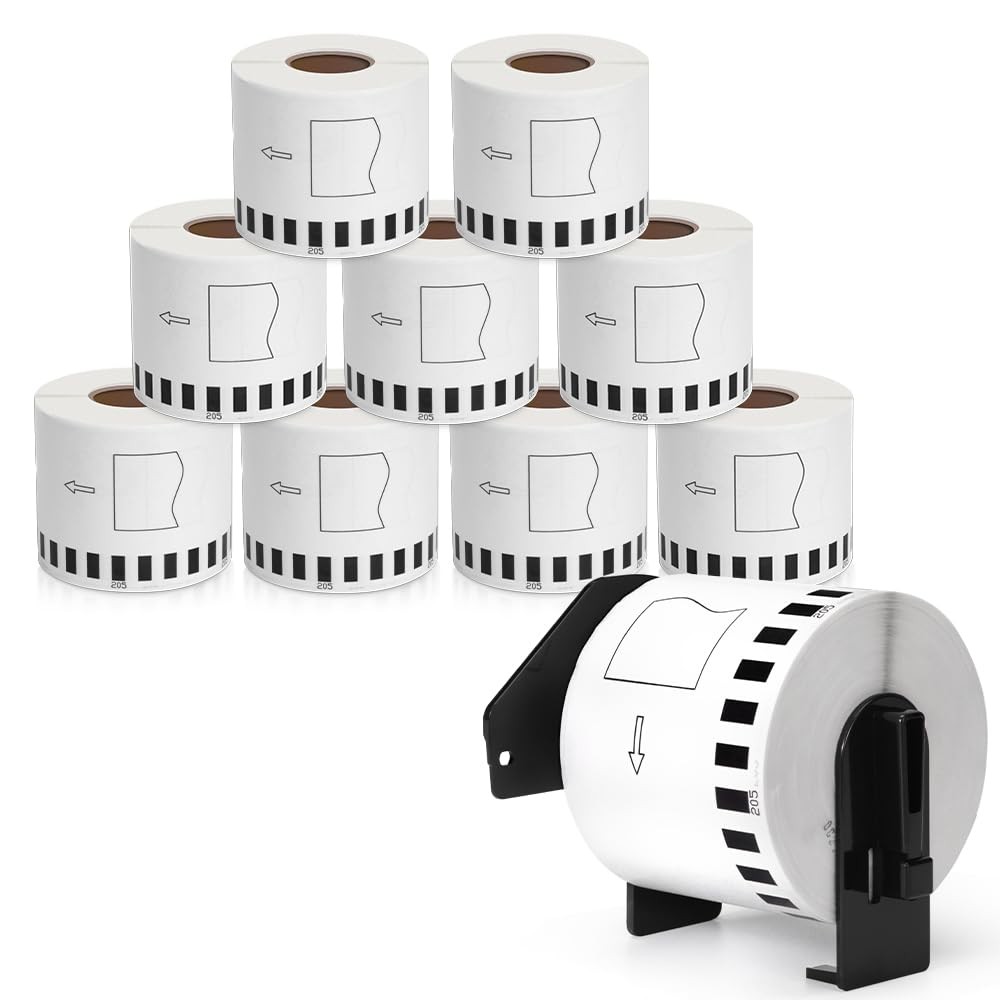 MarkDomain DK-22205 (2.4" X 100 Ft.) Continuous Length Label Paper Roll