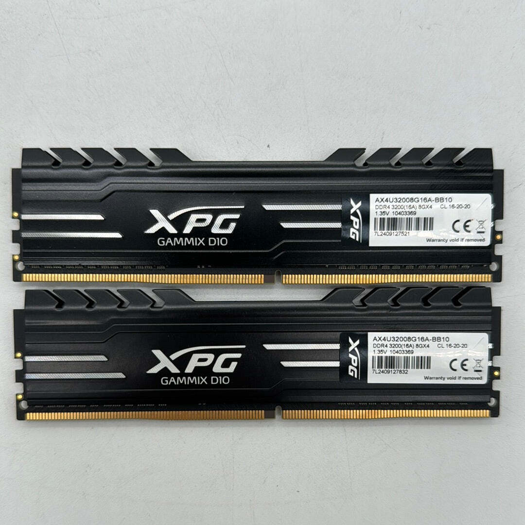 XPG GAMMIX D10 16GB (2x8GB) DDR4 3200MHz AX4U32008G16A Gaming Ram