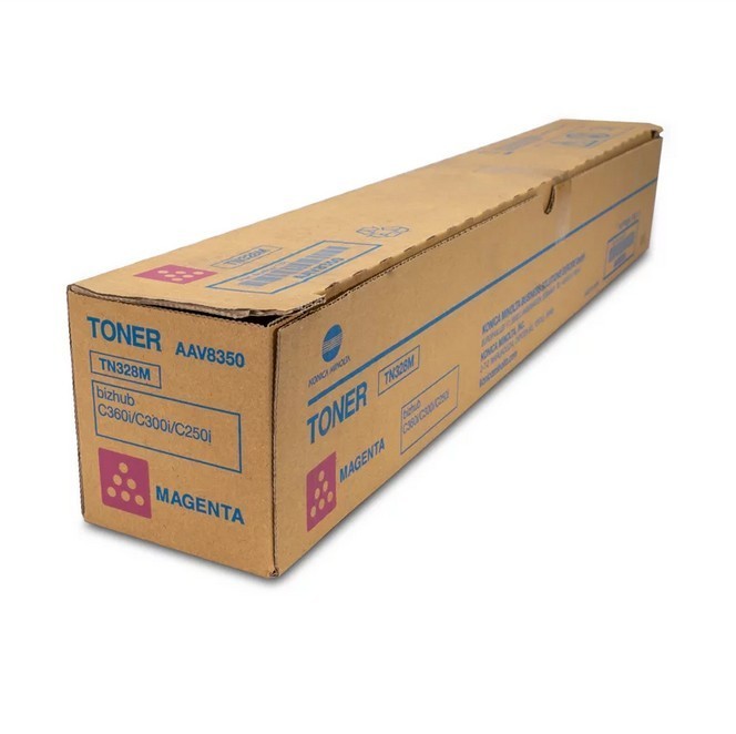 Original Konica Minolta TN328M Magenta Toner. New Sealed Box, We Ship Fast