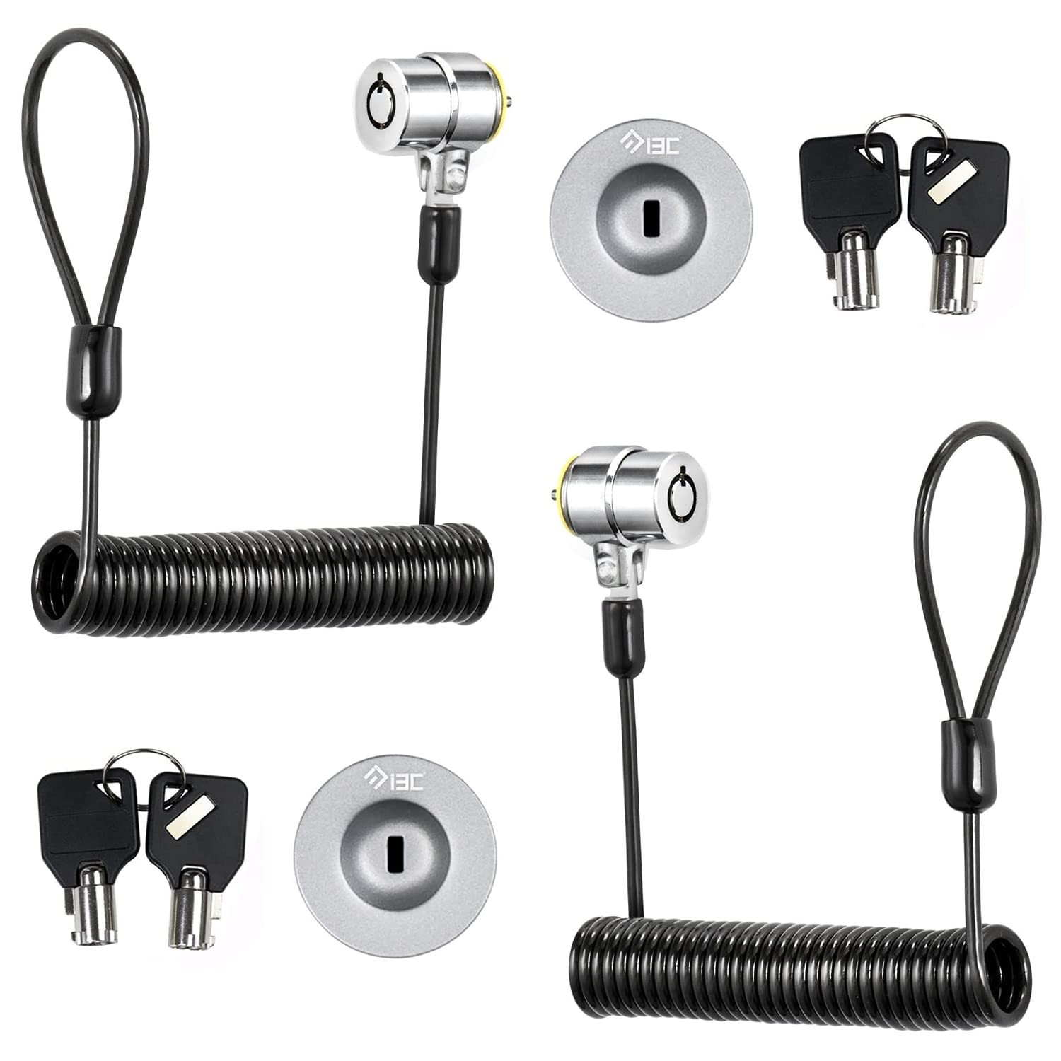 I3C Laptop Cable Lock Retractable Hardware Security Cable Lock with Anchor Pl...